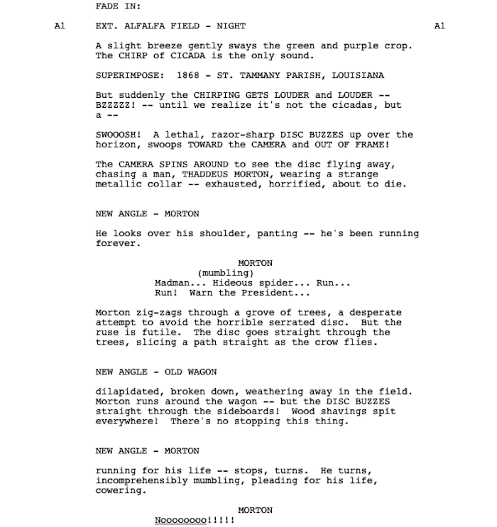 Page One: “Wild Wild West” (1999)