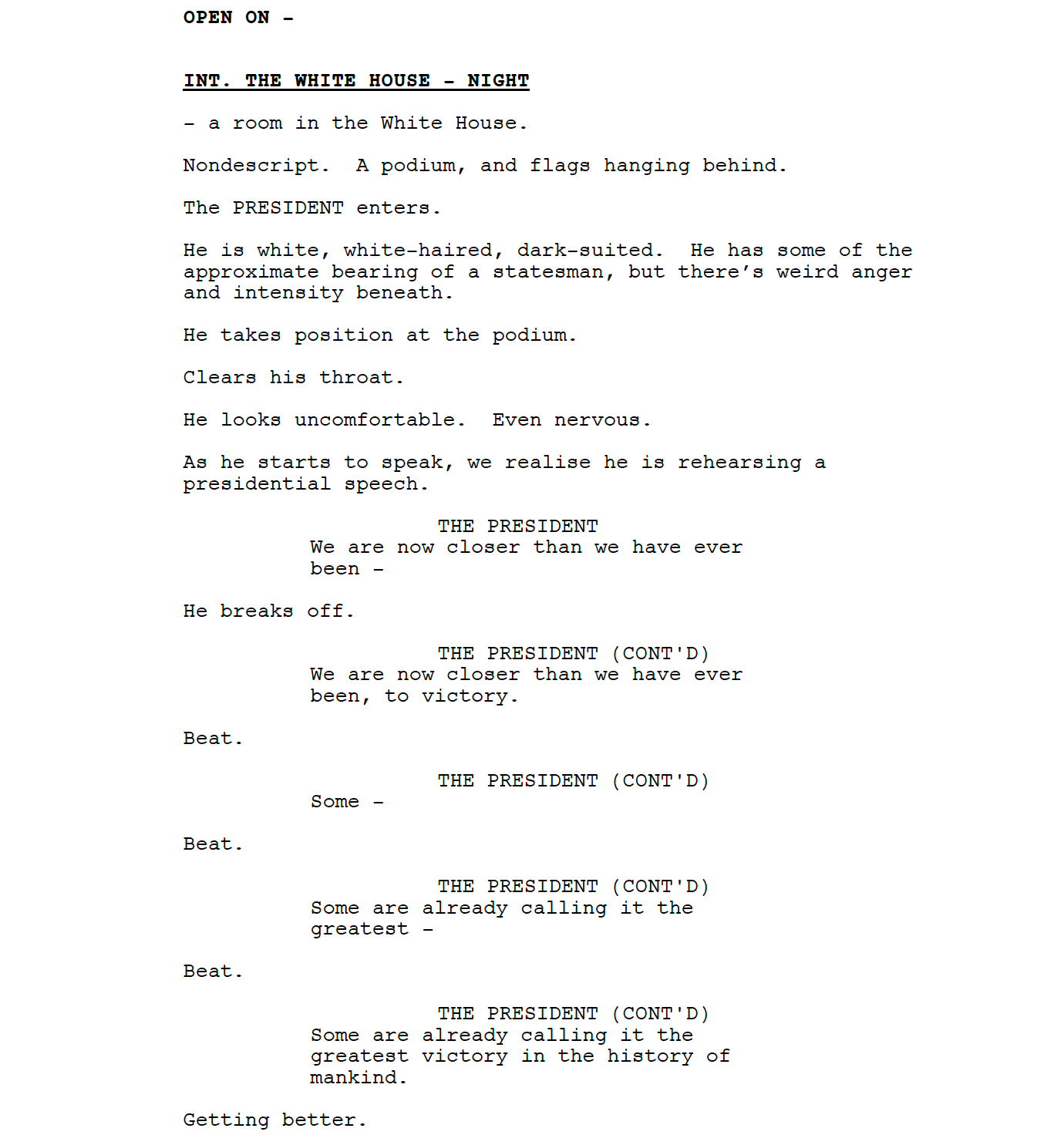 Page One: “Civil War” (2024)