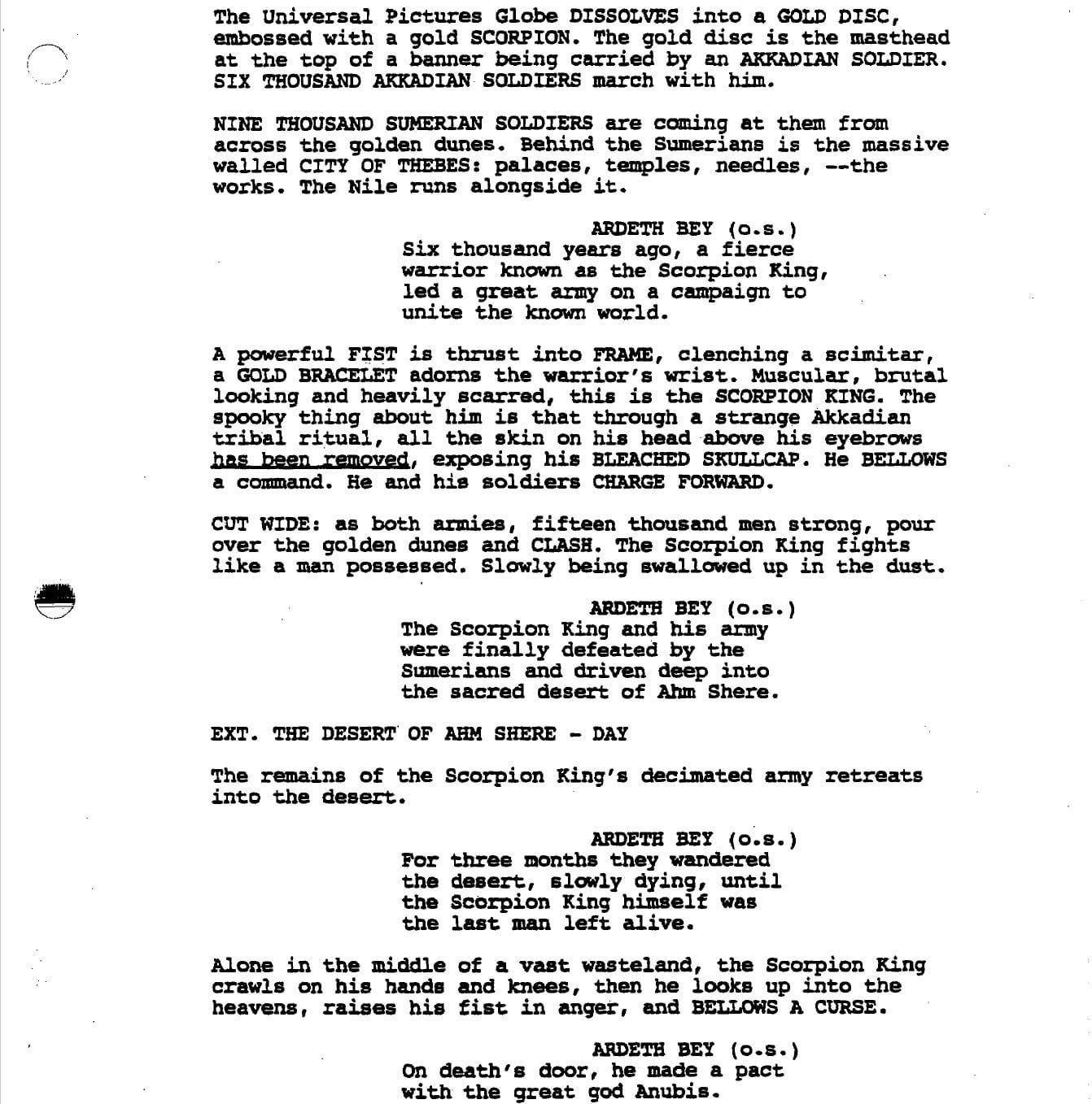 Page One: “The Mummy Returns” (2001)