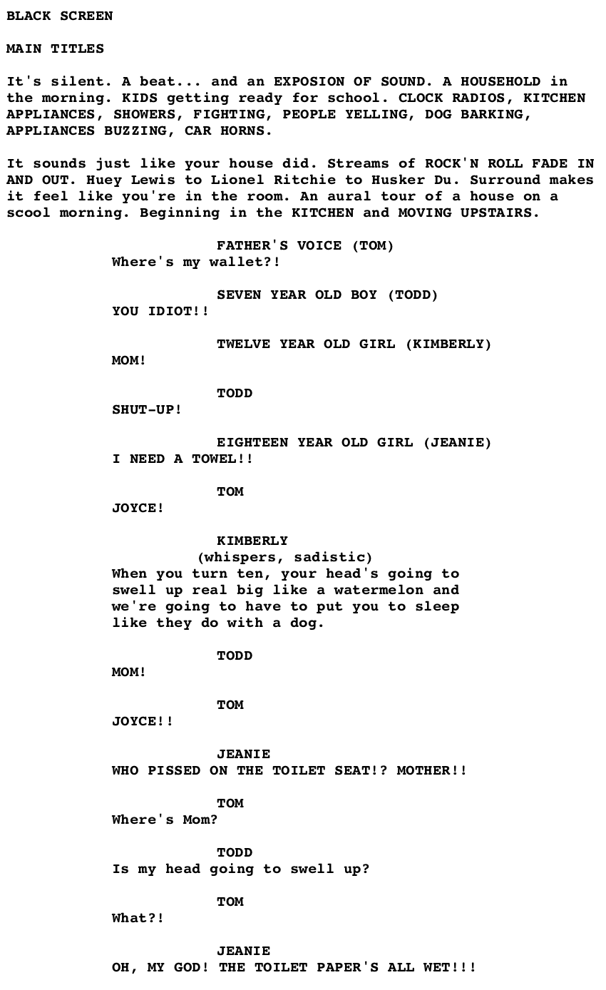 Page One: “Ferris Bueller’s Day Off” (1986)