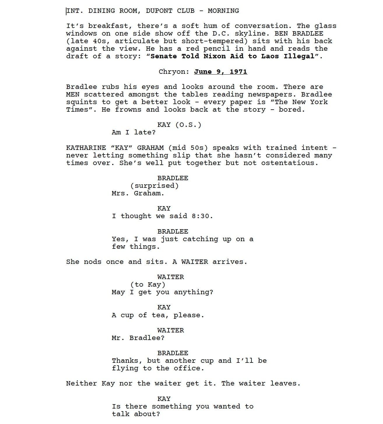 Page One: “The Post” (2017)