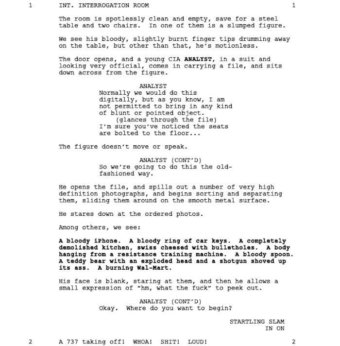 Page One: “American Ultra” (2015)
