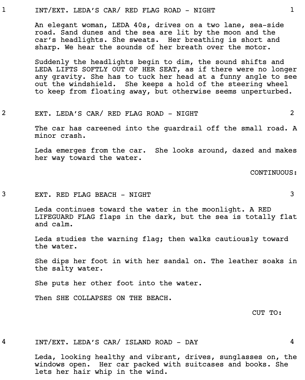 Page One: “The Lost Daughter” (2021)