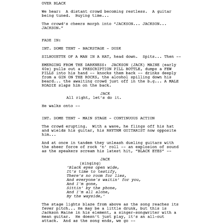 Page One: “A Star Is Born” (2018)