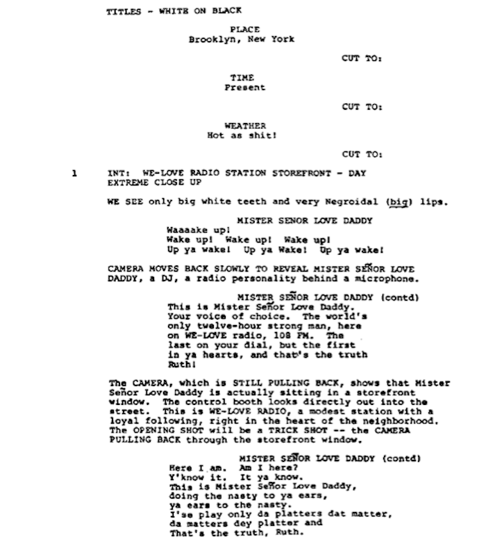 Page One: “Do the Right Thing” (1989)