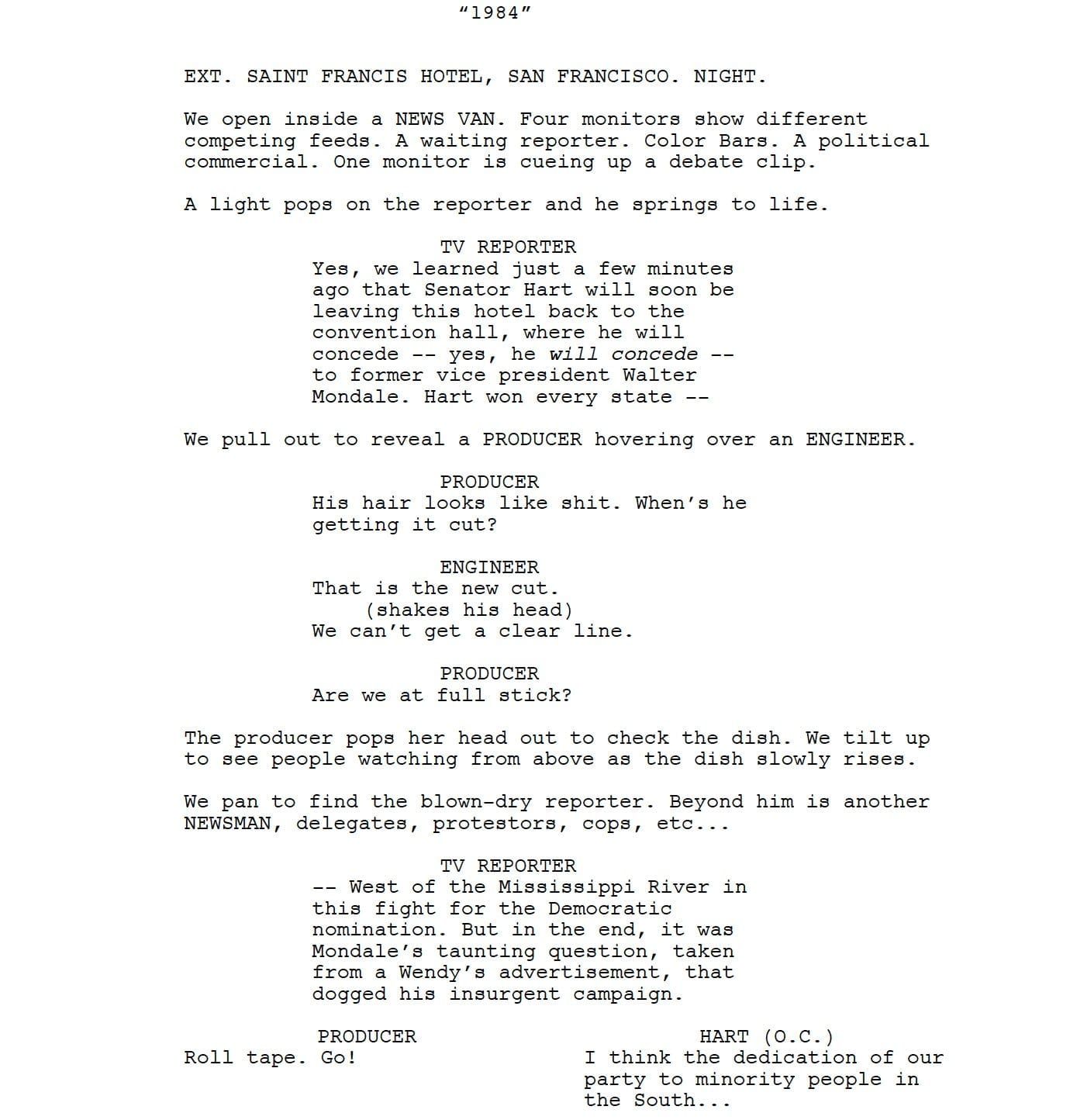 Page One: “The Front Runner” (2018)