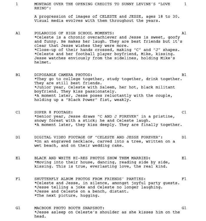 Page One: “Celeste & Jesse Forever” (2012)