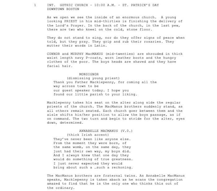 Page One: “The Boondock Saints” (1999)
