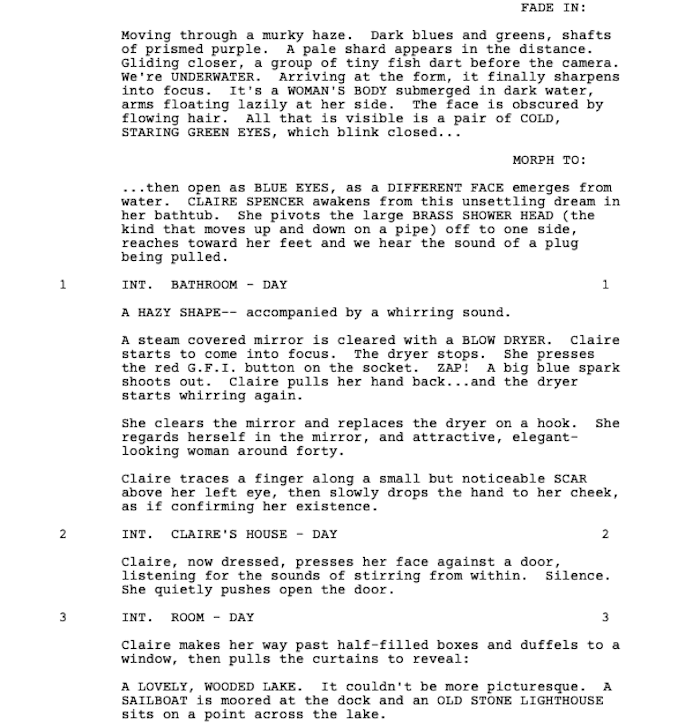 Page One: “What Lies Beneath” (2000)