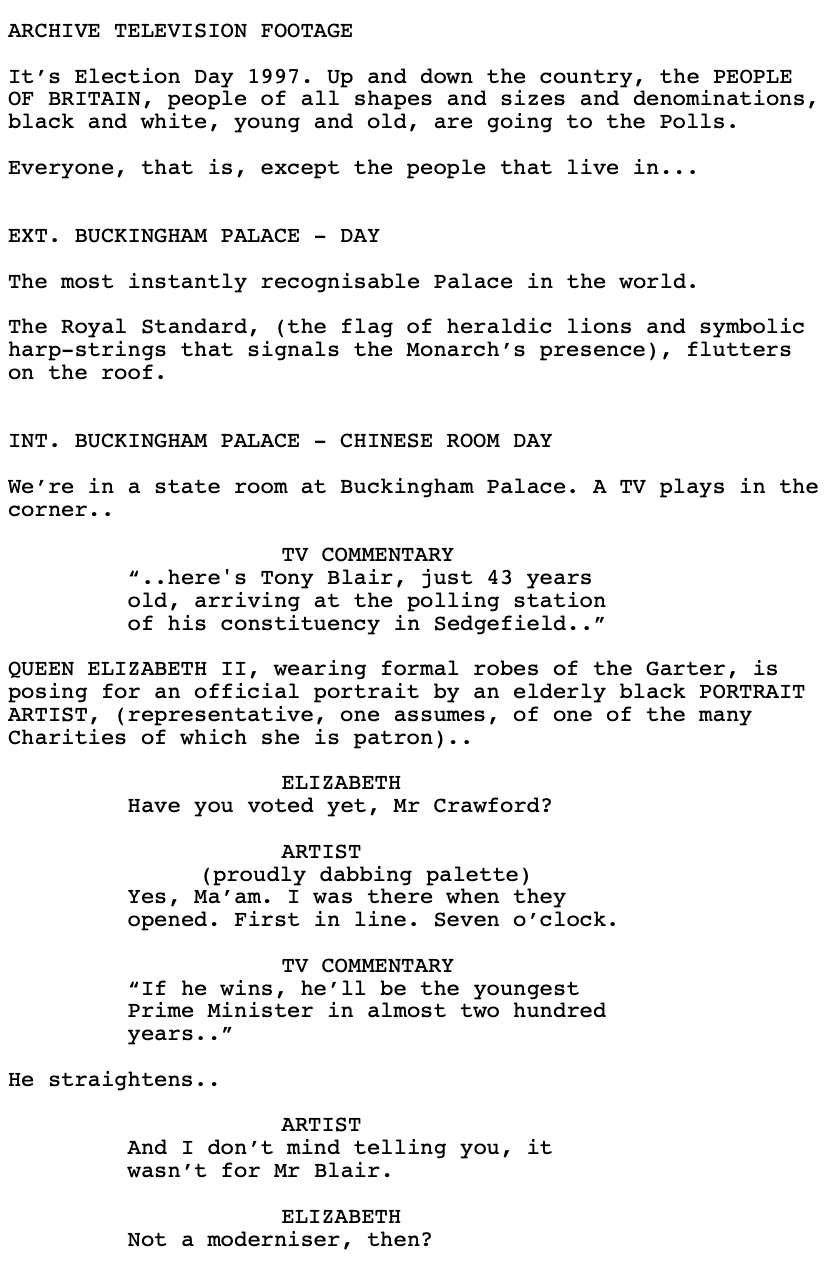 Page One: “The Queen” (2006)