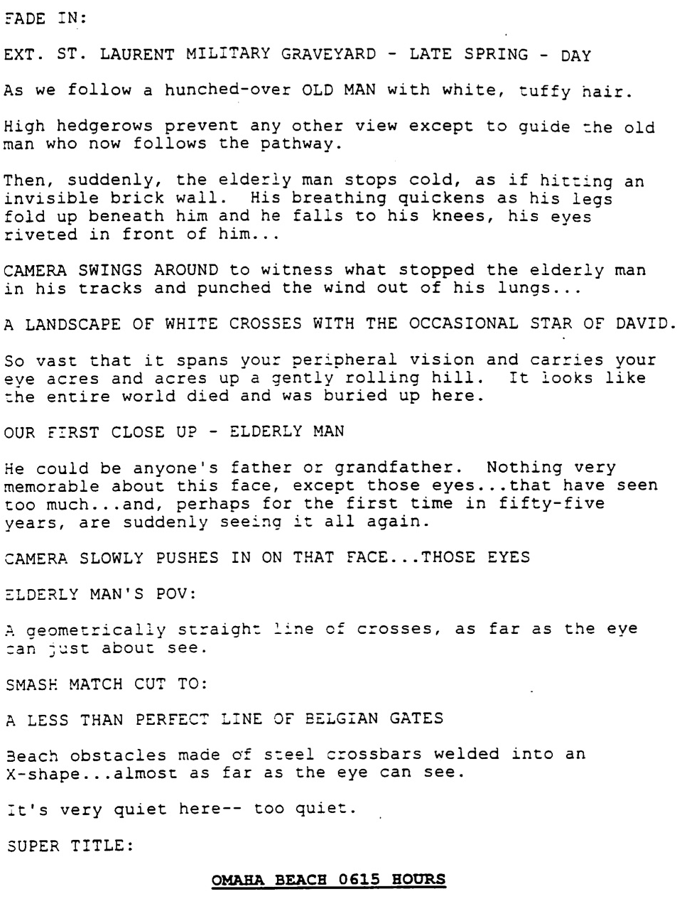 Page One: “Saving Private Ryan” (1998)