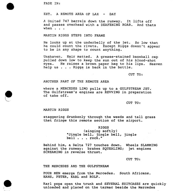 Page One: “Lethal Weapon 2” (1989)