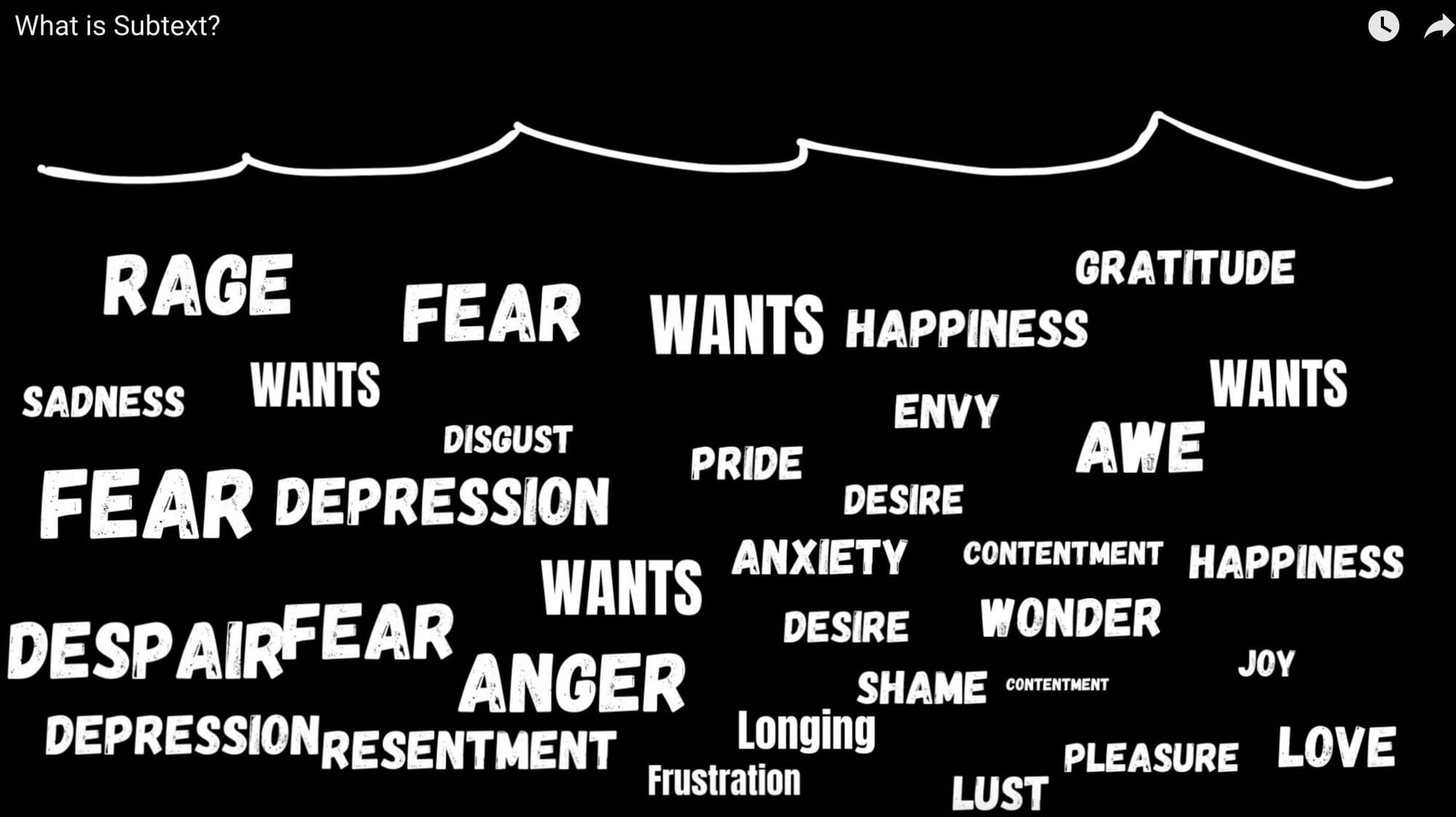 Video: “What is subtext?”