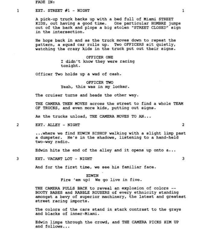 Page One: “2 Fast 2 Furious” (2003)