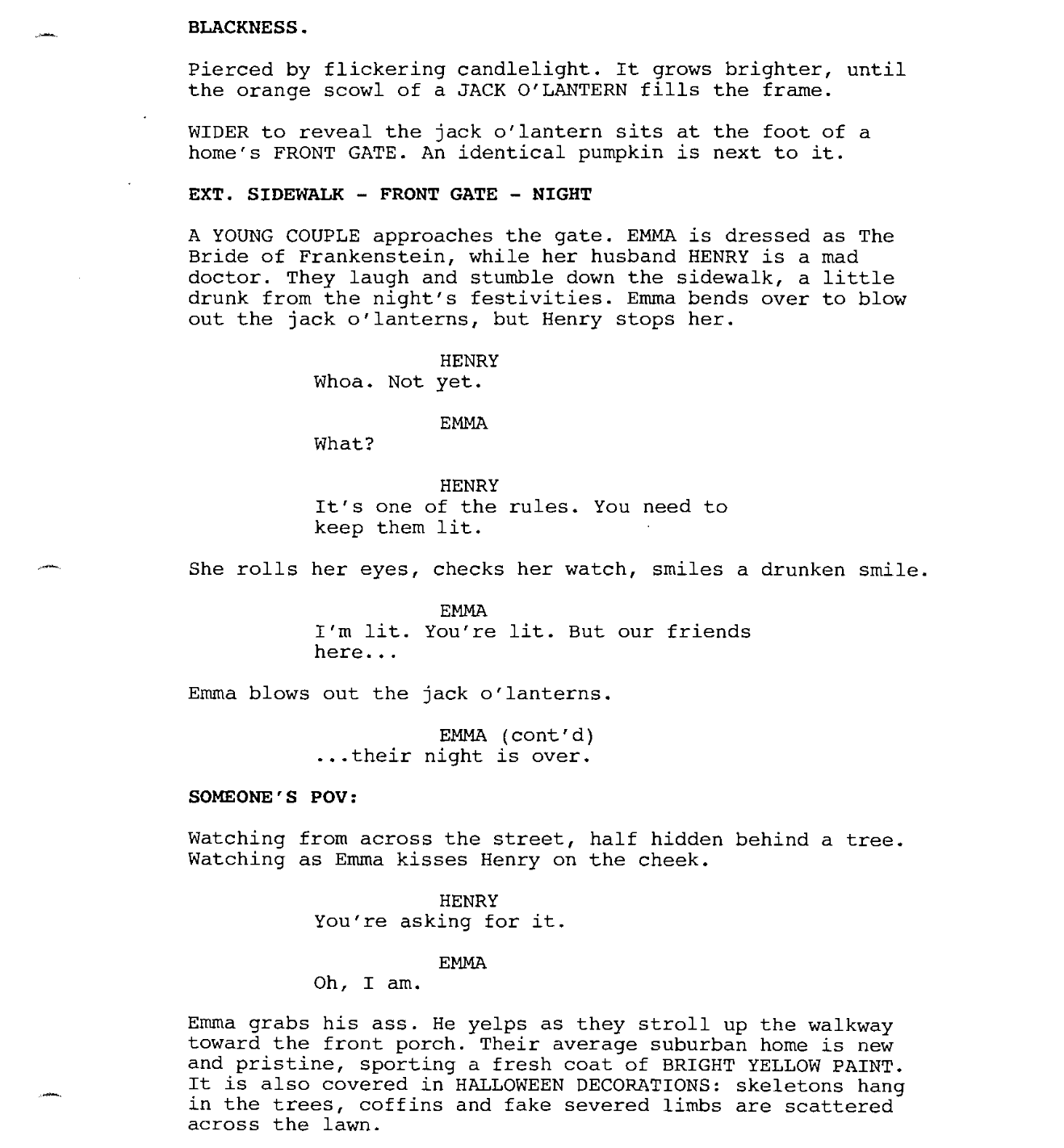 Page One: “Trick ‘r Treat” (2007)