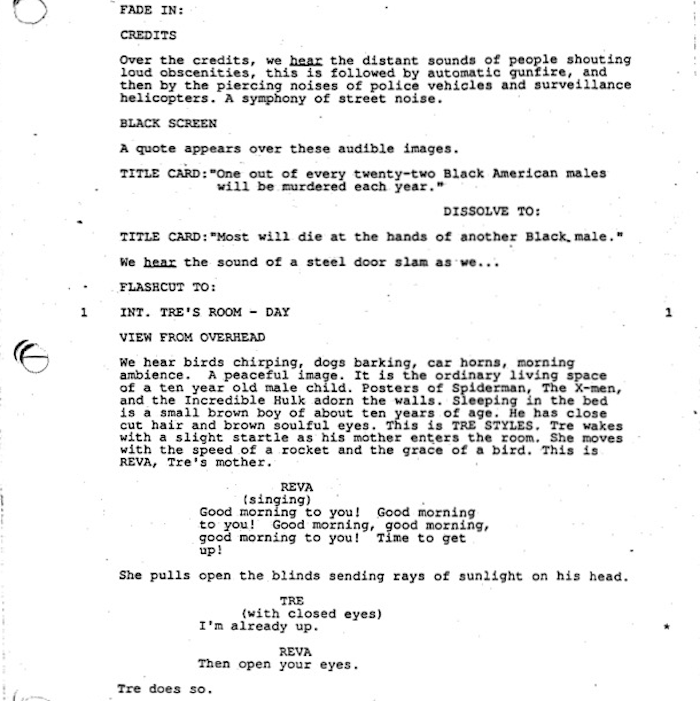 Page One: “Boyz n the Hood” (1991)