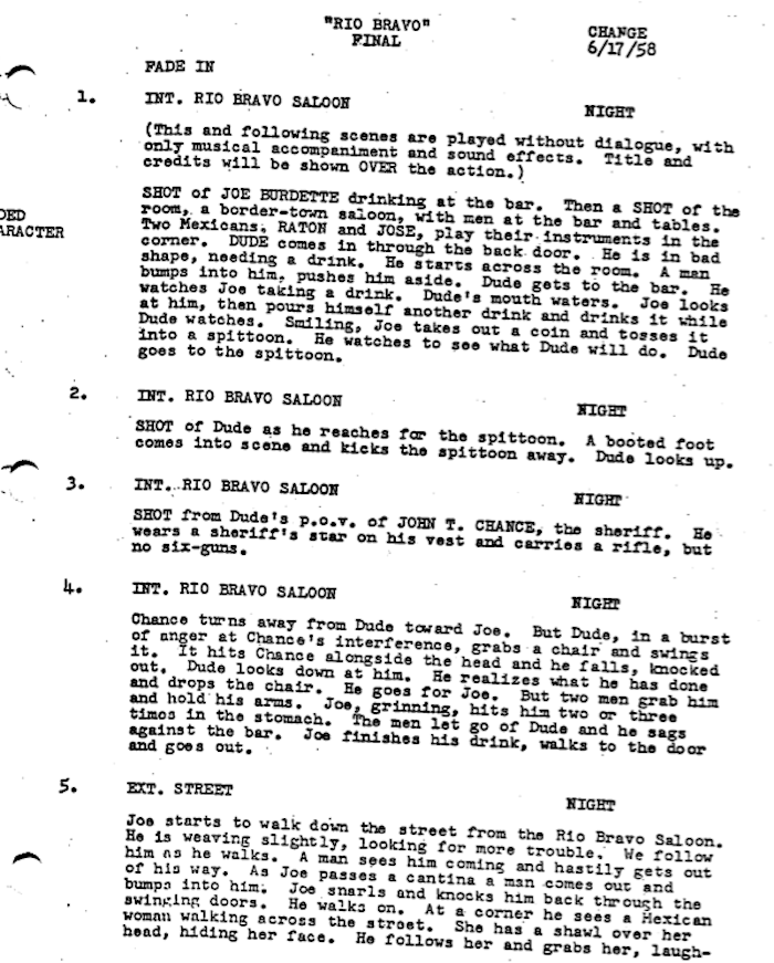 Page One: “Rio Bravo” (1959)
