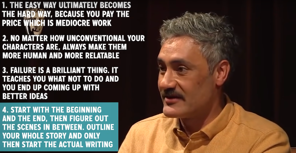 Video: 10 Screenwriting Tips from Taika Waititi