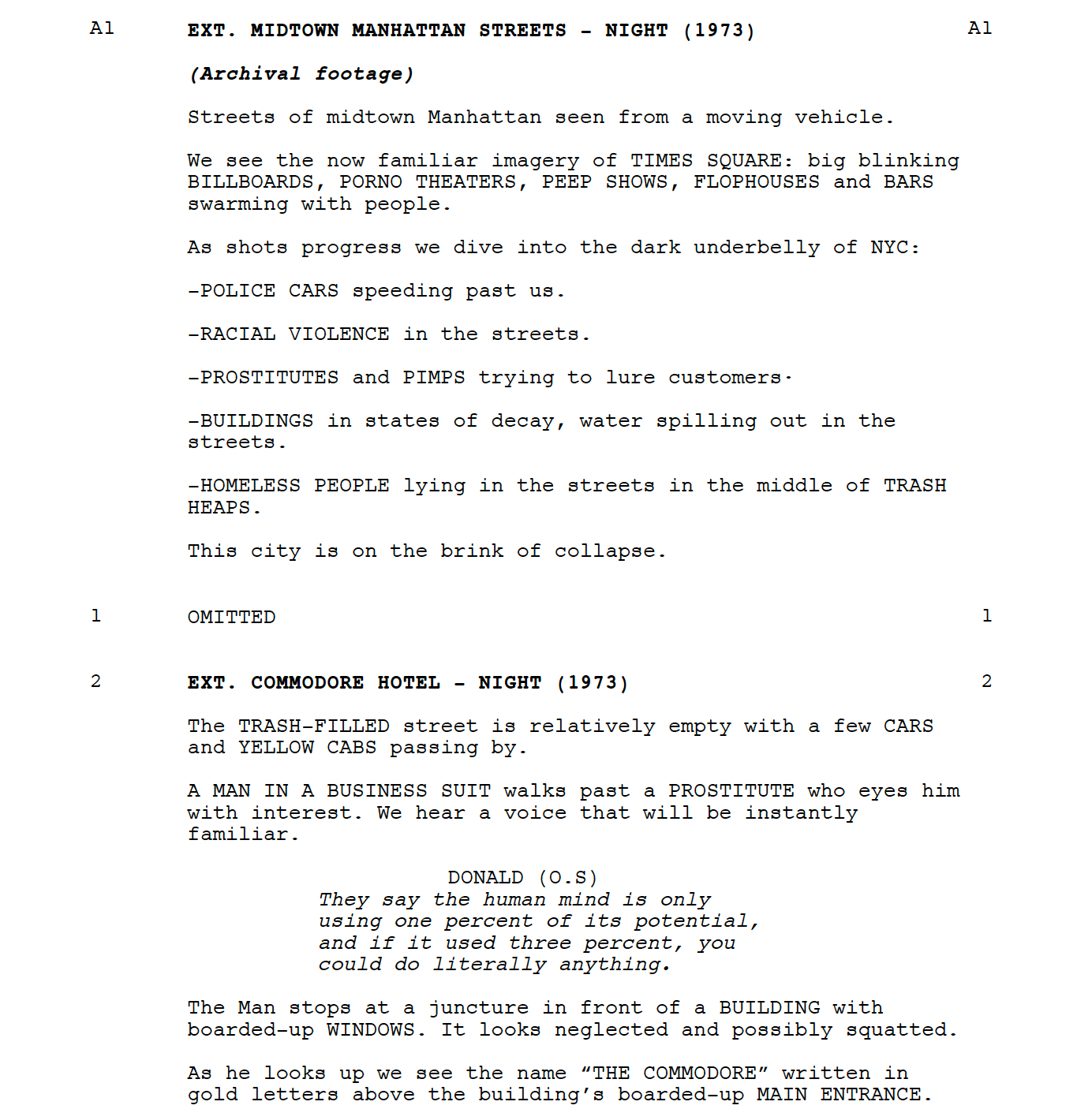 Page One: “The Apprentice” (2024)