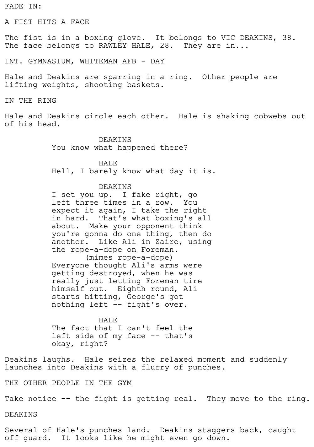 Page One: “Broken Arrow” (1996)