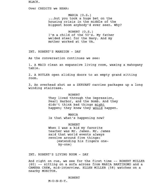 Page One: “Arbitrage” (2012)