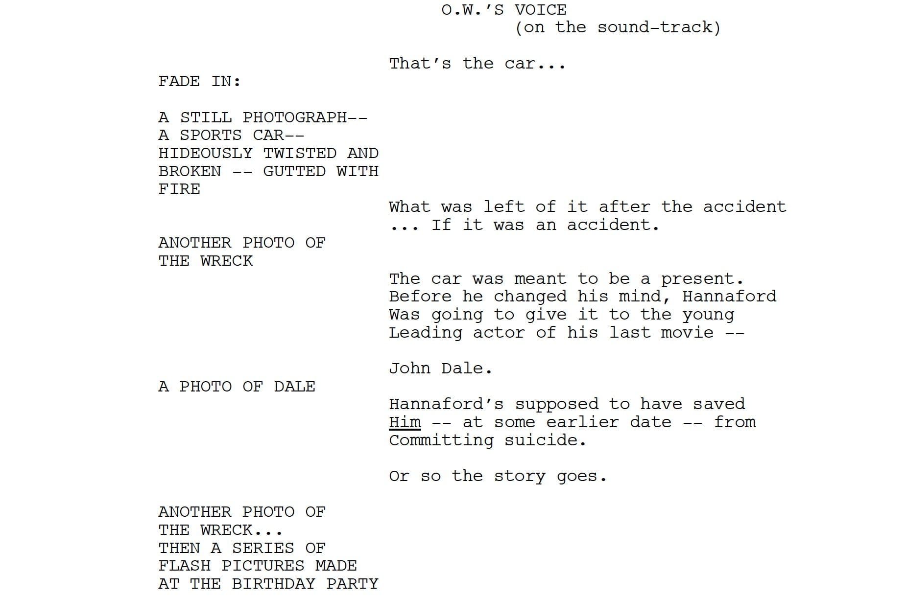 Page One: “The Other Side of the Wind” (2018)