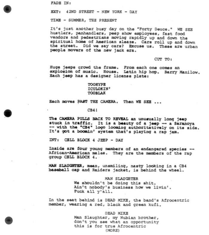 Page One: “CB4” (1993)
