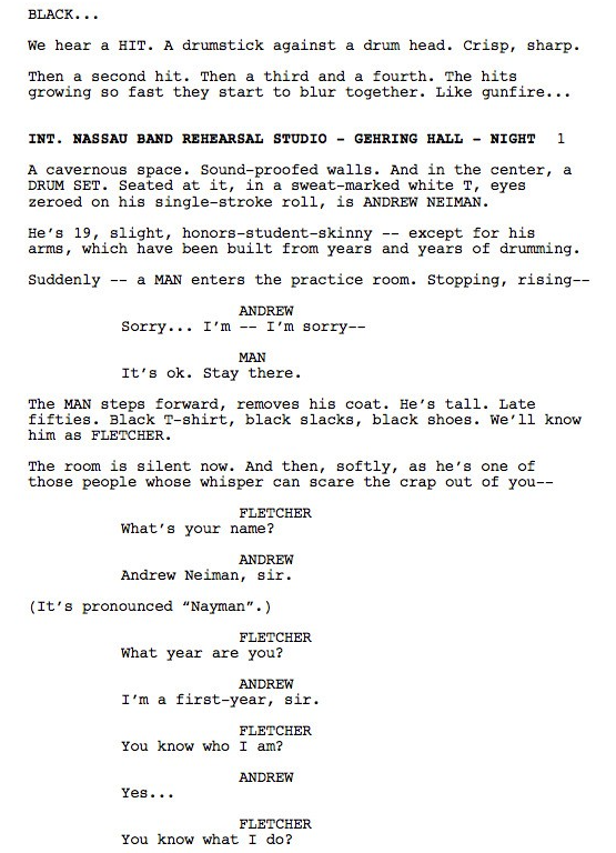 Scene-Writing Workshop