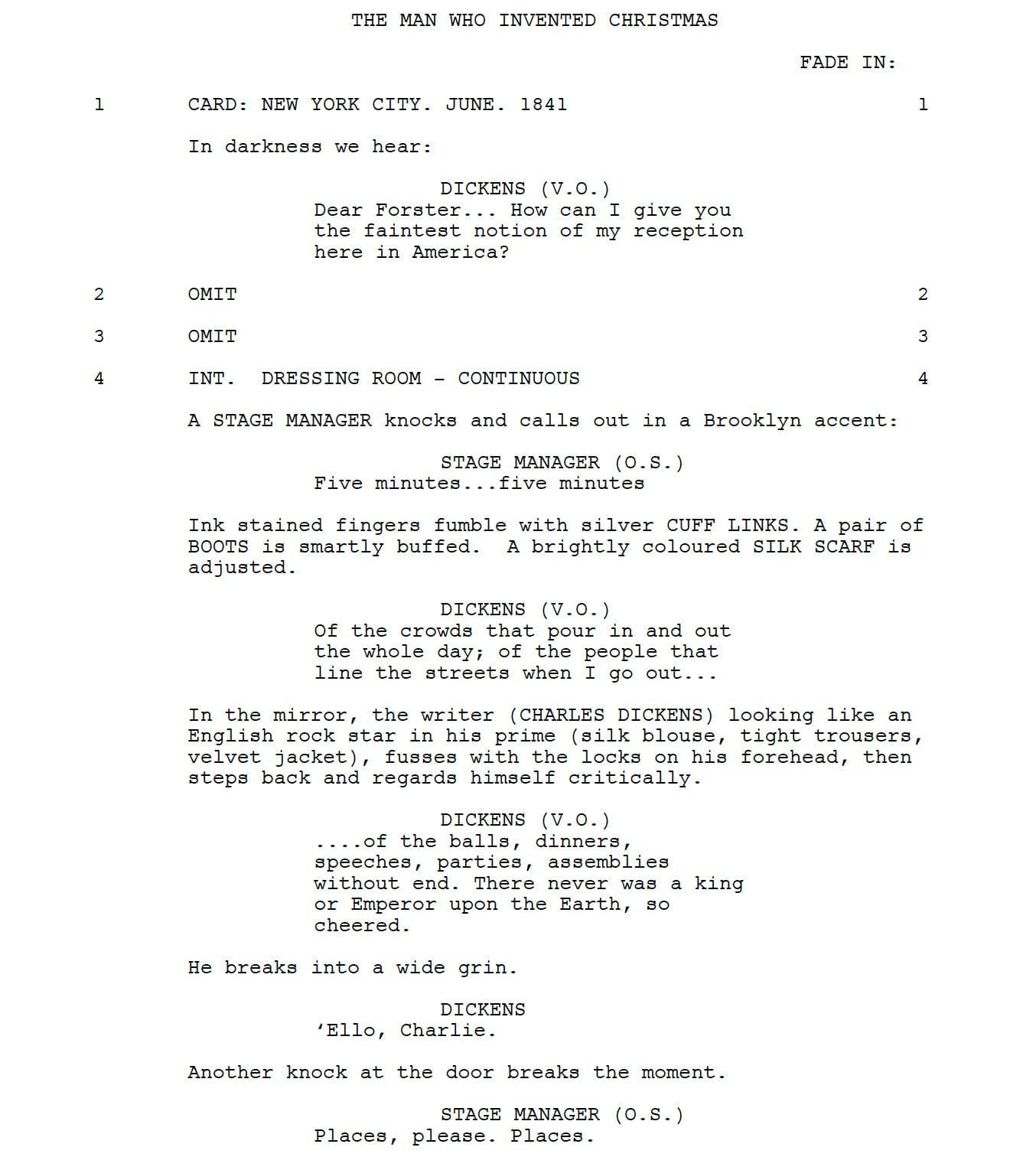 Page One: “The Man Who Invented Christmas” (2017)