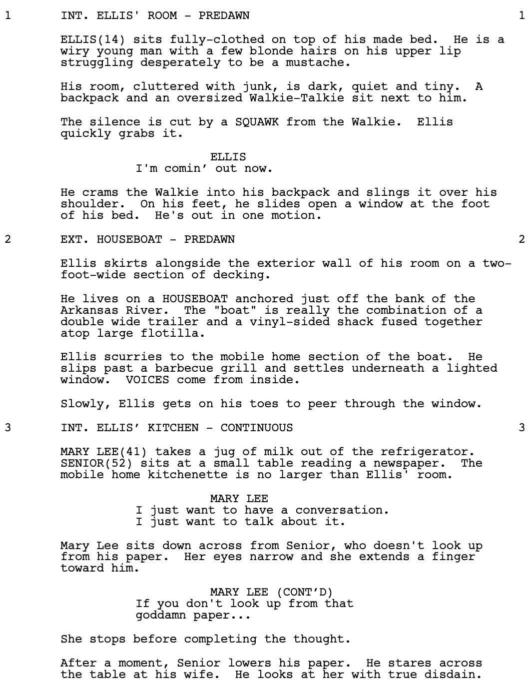 Page One: “Mud” (2012)