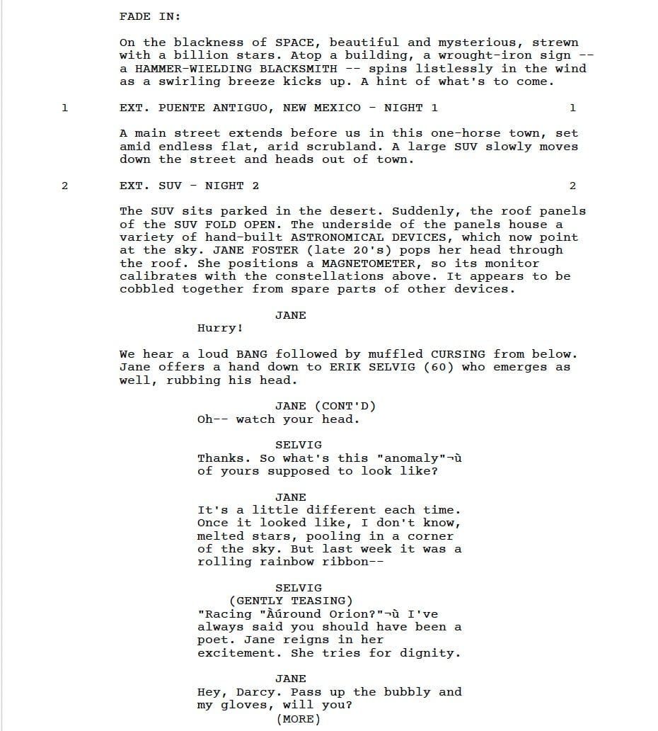 Page One: “Thor” (2011)