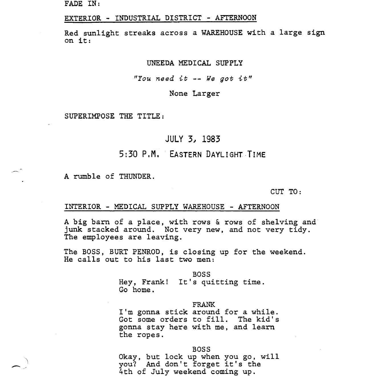 Page One: “The Return of the Living Dead” (1985)