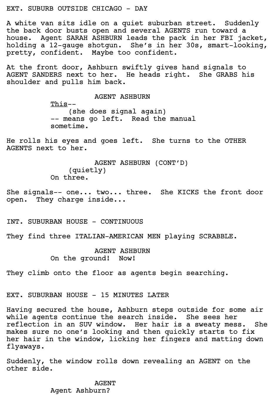 Page One: “The Heat” (2013)
