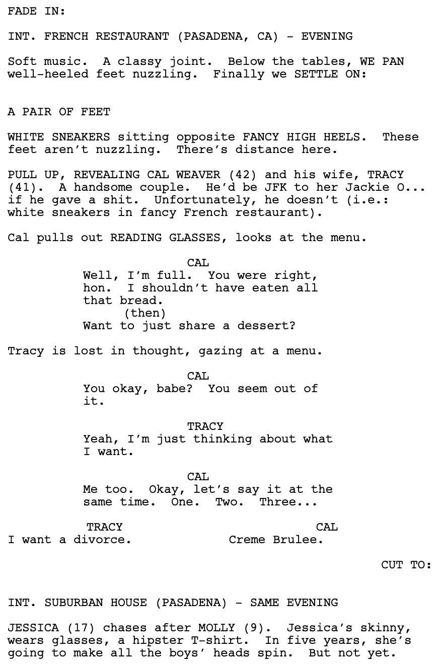 Page One: “Crazy, Stupid, Love.” (2011)