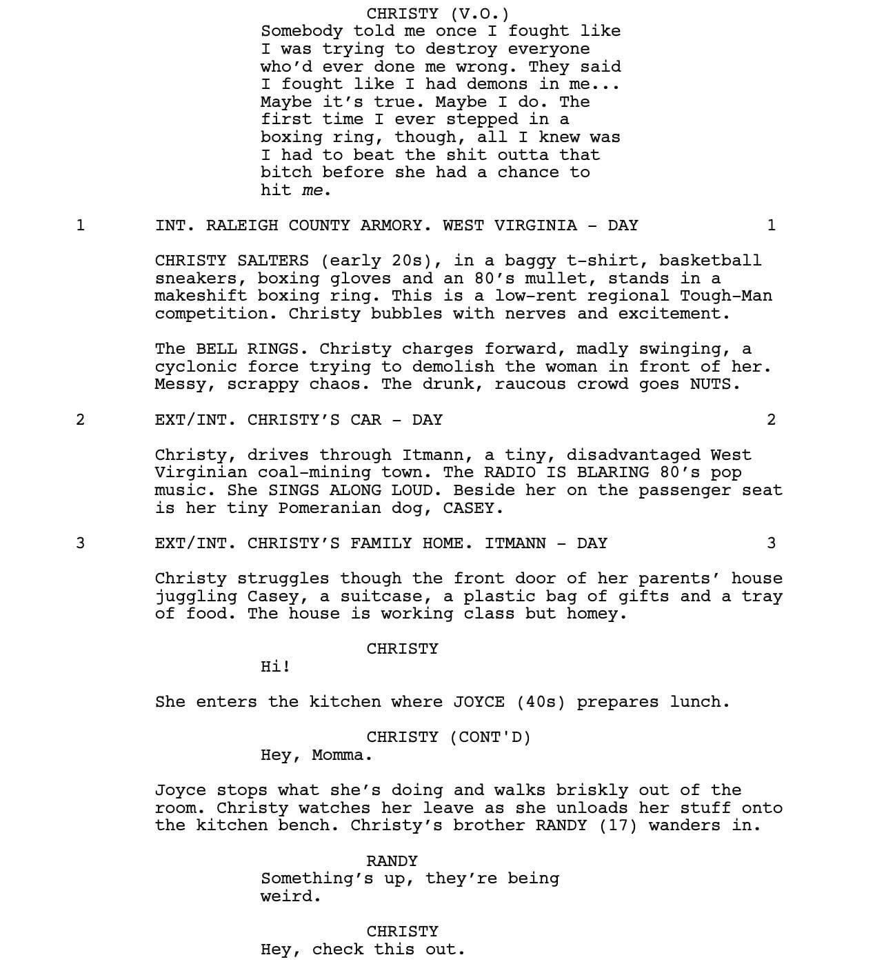 Page One: “Christy” (2025)