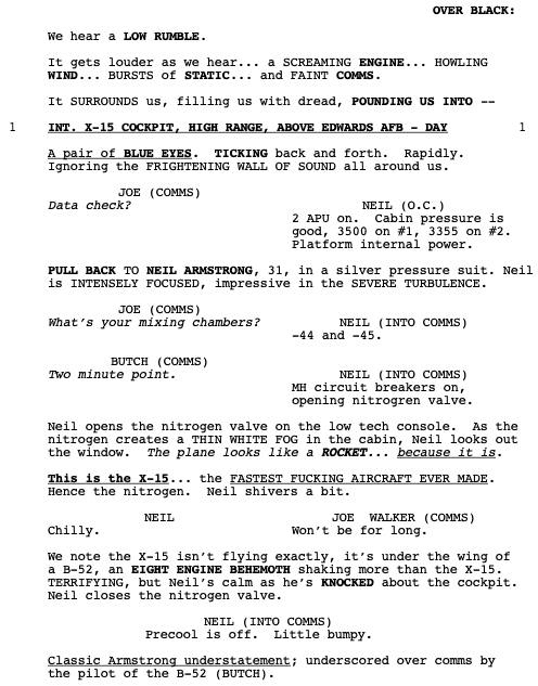 Page One: “First Man” (2018)