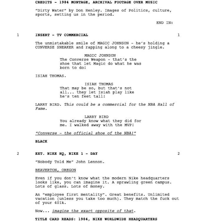 Page One: “Air” (2023)