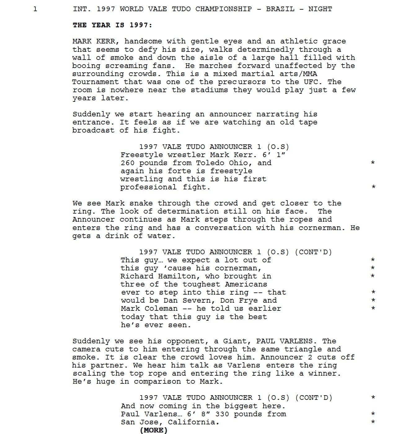 Page One: “The Smashing Machine” (2025)