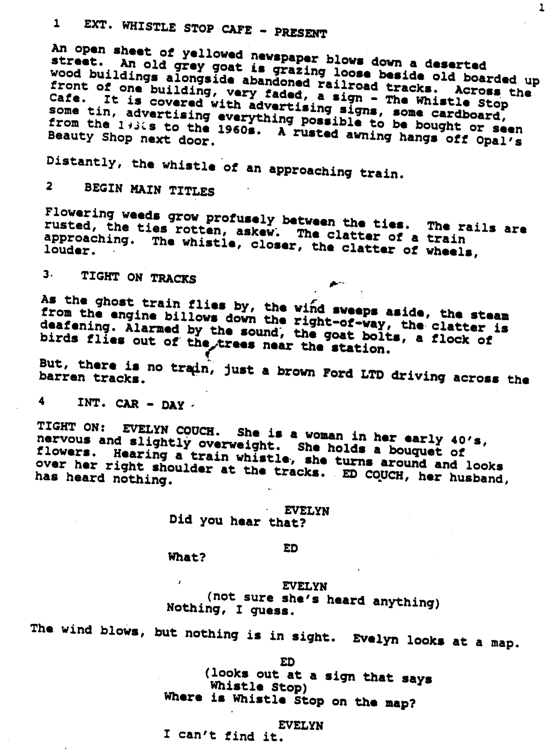 Page One: “Fried Green Tomatoes” (1991)