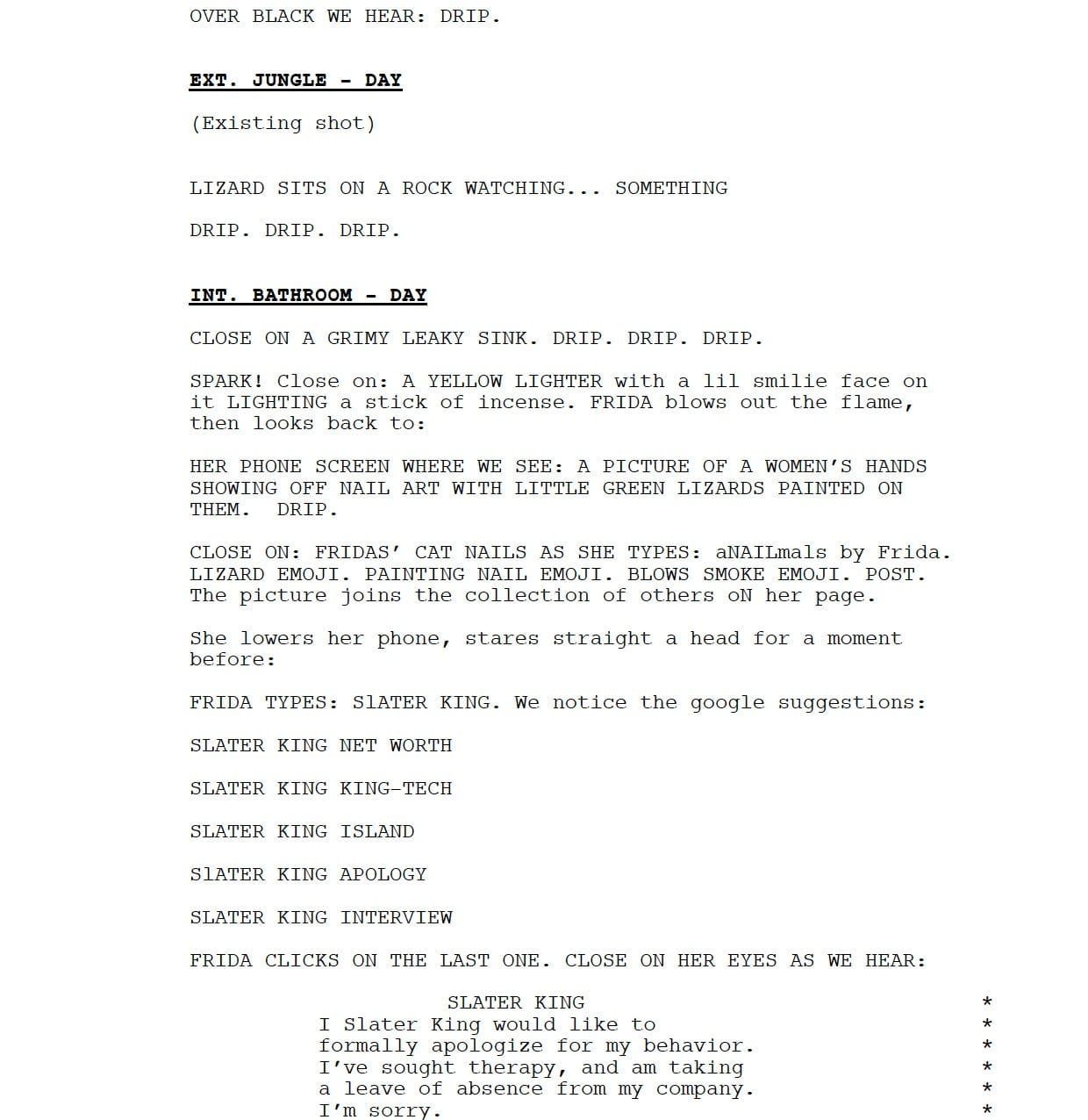 Page One: “Blink Twice” (2024)