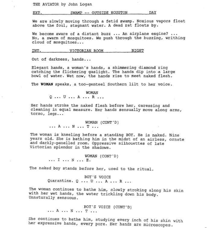 Page One: “The Aviator” (2004)