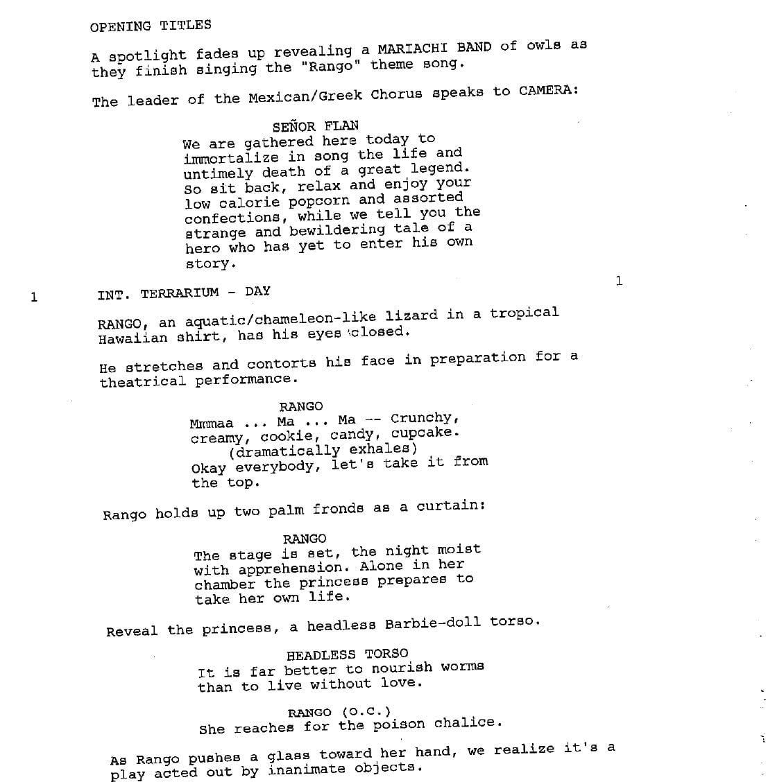 Page One: “Rango” (2011)
