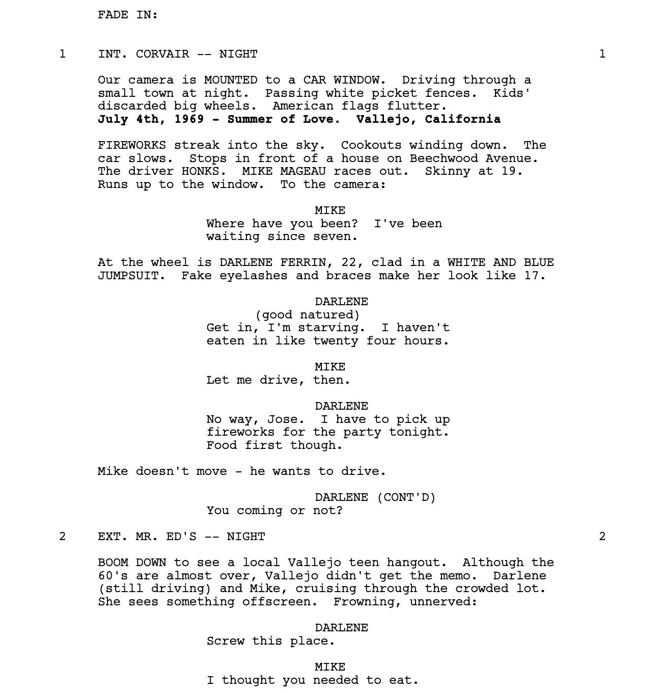 Page One: “Zodiac” (2007)