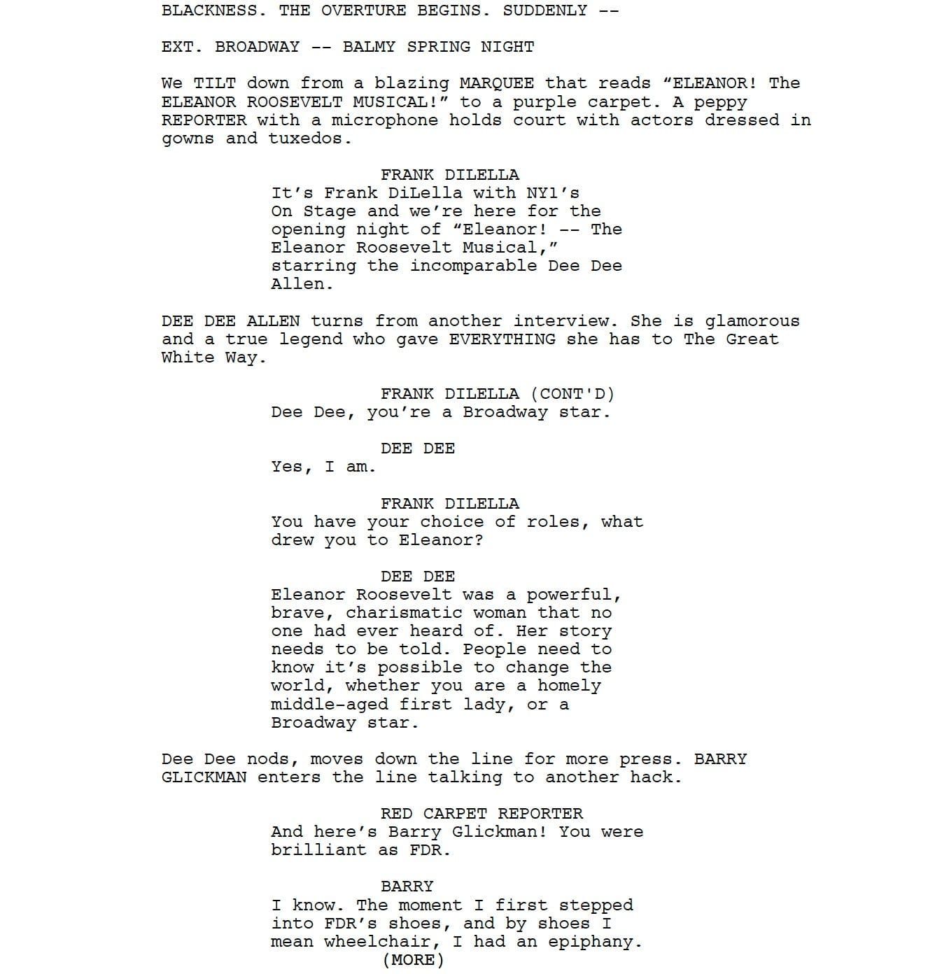 Page One: “The Prom” (2020)