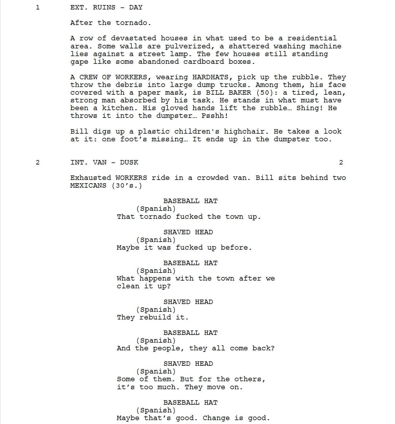 Page One: “Stillwater” (2021)