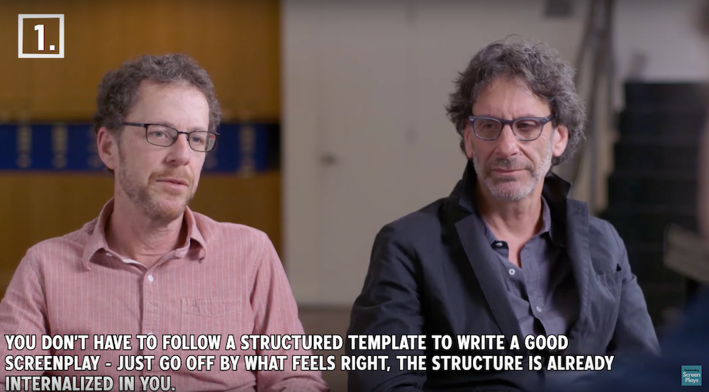 Video: 10 Screenwriting Tips from The Coen Brothers