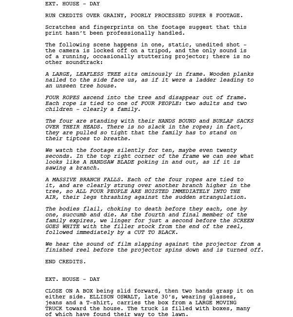 Page One: “Sinister” (2012)