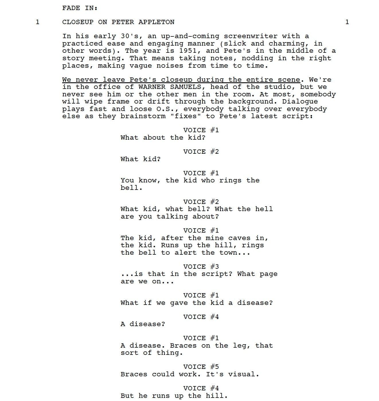 Page One: “The Majestic” (2001)