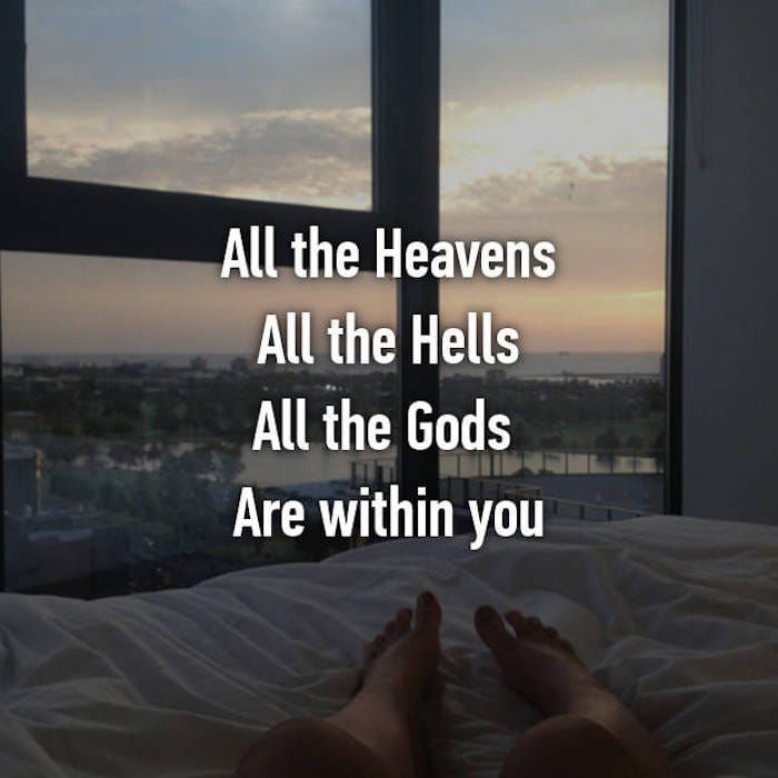 Joseph Campbell: “All the gods are within you”