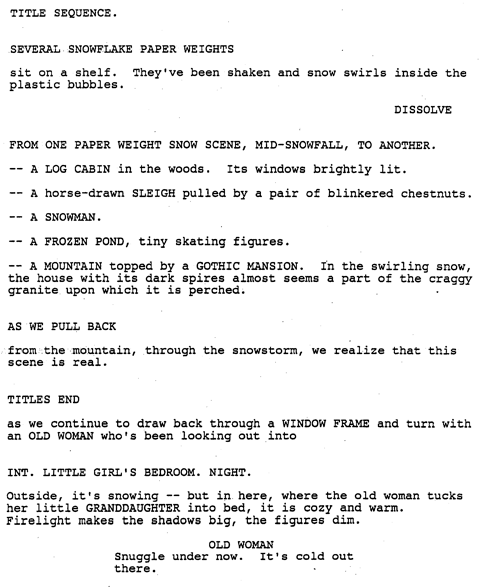 Page One: “Edward Scissorhands” (1990)